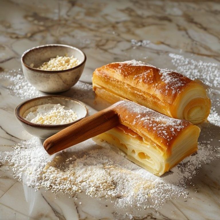 Ev Yapımı Çıtır Katmerli Peynirli Çörek Tarifi