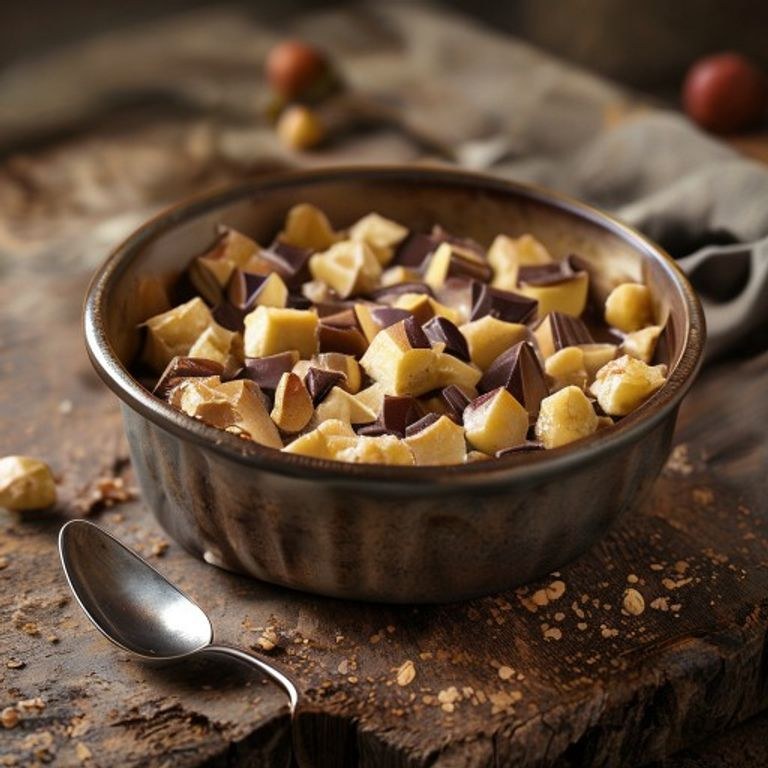 Fırında Çikolatalı Ve Fındıklı Meyveli Crumble