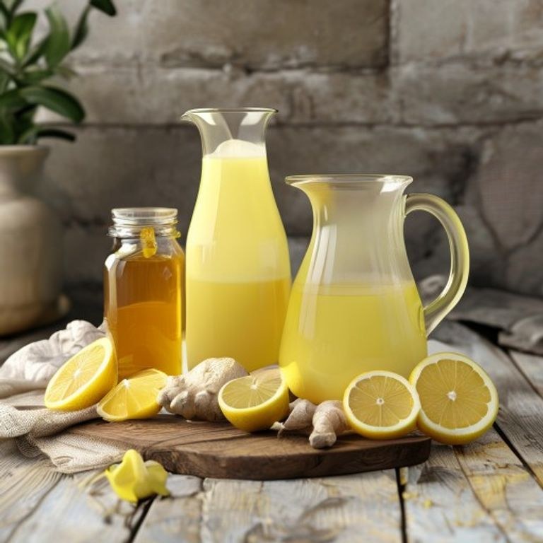 Ev Yapımı Taze Zencefilli Ve Ballı Limonata Tarifi